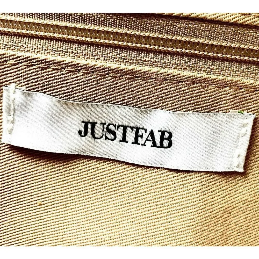 NEW JustFab GRAY BEIGE SNAKE PRINT VEGAN LEATHER MEDIUM FLAP SHOULDER BAG PURSE